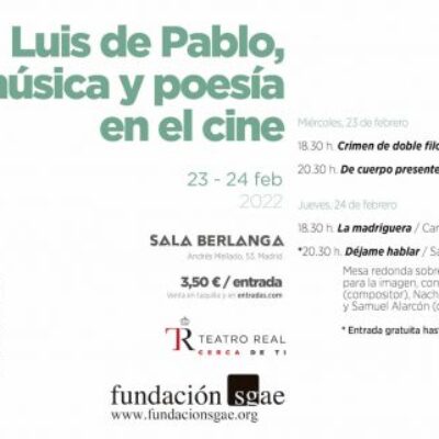 Screening of films with soundtrack by De Pablo